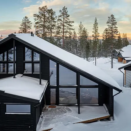 Outi, A Luxurious In Aekaeslompolo, Lapland Сasa de vacaciones