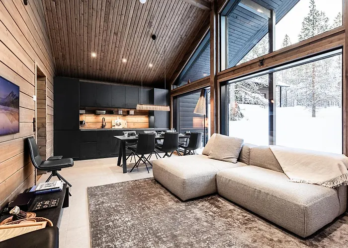 Outi, New Luxury In äkäslompolo, Lapland Loma-asunnot *